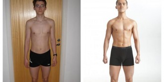 Henry gained 16 pounds.