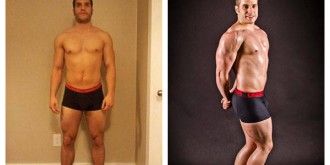 Paul gained 22 pounds.